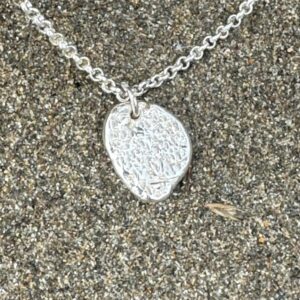Riverbed Sand Sterling Silver Pendant
