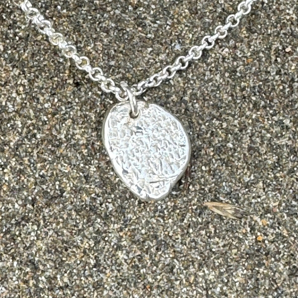 Riverbed Sand Sterling Silver Pendant