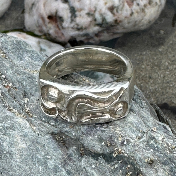 Riverbed Flow - Sterling Silver Ring - Image 2