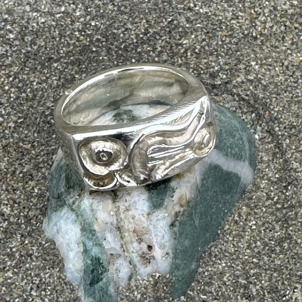 Riverbed Flow - Sterling Silver Ring
