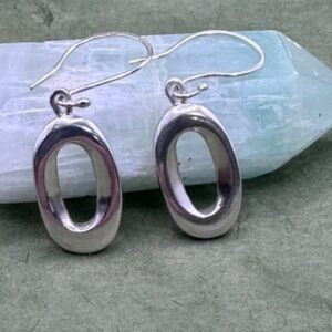 Space Between Sterling Silver Earrings
