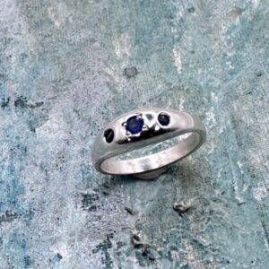 Trilogy Ring Sterling Silver